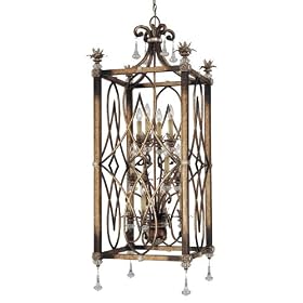 Minka Lavery Aston Court 4748-206 Large Square (55"H x 22"W) 12-LT 720w Pendant in Bronze