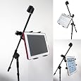 ChargerCity Microphone Stand Tablet Mount with 360° Swivel Adjustment Holder for New Apple iPad iPad 2 3 Amazon Kindle Fire BN Nook Color Samsung Galaxy Tab & other 7