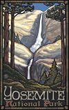 Northwest Art Mall 11 x 17 Poster  Yosemite Falls by Paul A. Lanquist