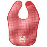 Tuc Tuc Red with Polkadots Waterproof Baby Bib. Koala Collection.