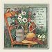 AbsorbaStone Coaster set~ Garden Seat ~4 Tile Drink Coasters ~ code 702C