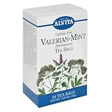 Review Alvita  / Alvita Herbal Teas, Valerian Mint, Tea Bags, 24-Count Boxes (Pack of 6)