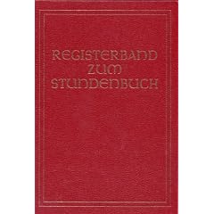 Stundenbuch, Registerband zum Stundenbuch