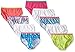 Fruit of The Loom Big Girls'   Low Rise Brief, Assorted, 12(Pack of 9)