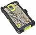 Huaxia Datacom Hunting Tough Camo Tree Shockproof High Impact Hybrid Defender Case Cover w/ Belt Clip Holster for Samsung Galaxy S5 SV i9600 (Not for S5 active) - Camo Gree on Green Core