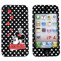 Disney Protector Case for iPhone 4, Minnie Mouse w/ Hearts