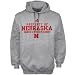 adidas Nebraska Cornhuskers Ash Property Of Hoody Sweatshirt