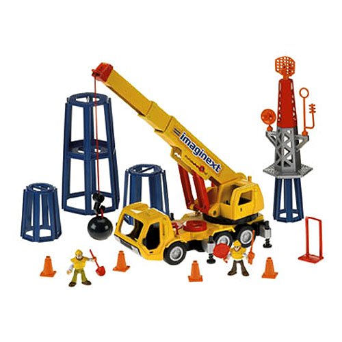 Fisher-Price Imaginext Construction Crane and Tower Play Set [Toy]