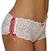 LoveFifi Women's Crotchless Cutie Bootie Short Panty Regular and Plus