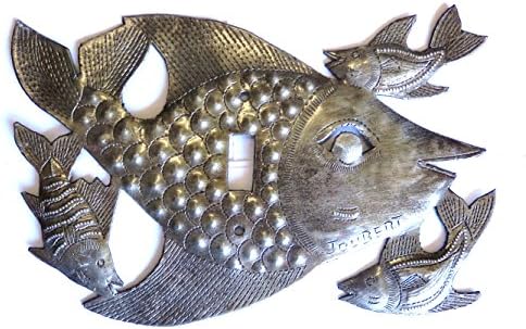 Decorative Switch Plate Covers, Sea Life, Fish, Starfish, Nautical Theme Designs, Handmade in Haiti (Switch)