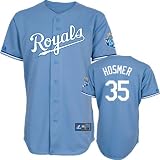 Eric Hosmer Jersey: Adult Majestic Alternate Atlantic Blue Replica Kansas City Royals Jersey with 2012 All-Star Game Patch