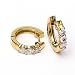 0.75 Carat 14KYG Diamond Hoop Earrings