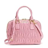 MIU MIU ミュウミュウ BORSA ハンドバッグ ライトピンク 5BB097 [並行輸入品]