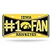 Rico NCAA #1 Fan Metal Tag License Plate