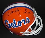 Urban Meyer Autographed Florida Gators Full Size Helmet with 06 NAT CHAMPS inscription