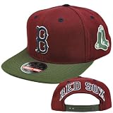 MLB American Needle Blockhead Earthtone Snapback Wool Hat Cap Boston Red Sox