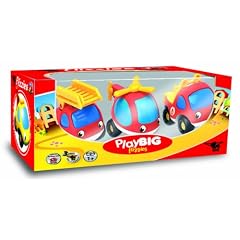 BIG 80 005 6886 - Play BIG Flizzies - Rettungsfahrzeuge 3er Set