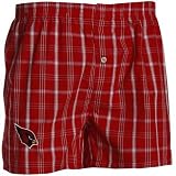 NCAA Reebok Arizona Cardinals Cardinal Plaid Genuine Boxer Shorts (Medium)