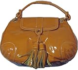 Goldenbleu Carson Sunshine Patent Hobo Bag