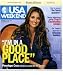USA Weekend December 18 2009 Penelope Cruz on Cover, Barry Manilow, Poetry Writers - Rashard Mendenhall/Pittsburgh Steelers Etan Thomas/Oklahoma City Thunder Fernando Perez/Tampa Bay Devil Rays