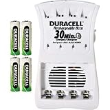 Duracell CEF90NC 30 Minute Charger with 4 AA NiMH Rechargeable Batteries