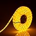 SUPERNIGHT DC12V 5M 16.4Ft Yellow 5050SMD 300LED Waterproof Flexible LED Light Strip lamp White Tape Version
