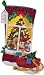 Christmas Tree Window View Stocking Felt Applique