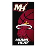 Miami Heat NBA Fiber Reactive Beach Towel (Emblem Series) (60x30")"
