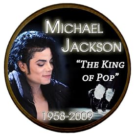 Michael Jackson Round Memorial Plaque -Limited Edition