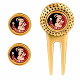 Florida State Seminoles - NCAA Divot Tool and Ball Marker Golf Gift Set