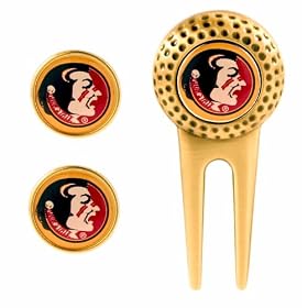 Florida State Seminoles - NCAA Divot Tool and Ball Marker Golf Gift Set by