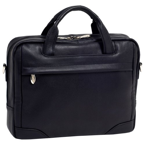 McKleinUSA Montclare 15495 S Series Leather Small Laptop Brief (Black)