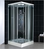 Dreamline SHJC-6140404-01 Chrome Reflection Contemporary Jetted and Steam shower from the Reflection Collection SHJC-6140404