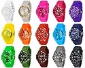 Madison New York Unisex-Armbanduhr Candy Time Analog Silikon blau U4167-06/2