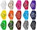 Madison New York Unisex-Armbanduhr Candy Time Analog Silikon grün U4167-10/2