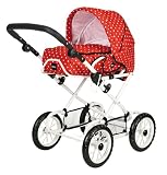 Brio AB 24890311 - Puppen-Combi, rot mit weiss Punkten