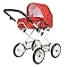Brio 24890311 - Puppenwagen Combi, rot mit Punkten