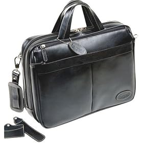 Bugatti Turin Leather Briefcase Laptop