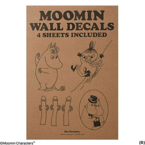 MOOMIN ムーミン ウォールデカール (B) [MM004]