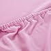 Honeymoon 1800 Brushed Microfiber Embroidered Bed Sheet Set, Ultra Soft, Queen - Pink