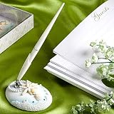 Finishing Touches Collection Beach Themed Wedding Pen and Holder Set, 1 piece
