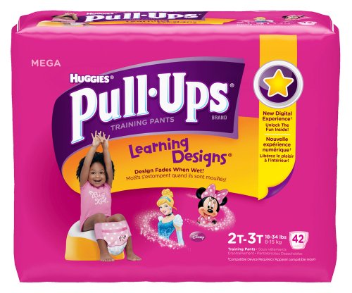 Pull-Ups Training Pants Learning Designs, 2T - 3T, Girl, 42 Count (Pack of 4) On Sale