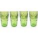 Set of 4 Le Cadeaux Break Resistant Drinkware Highball or Ice Tea Glasses