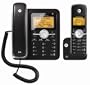 Motorola DECT 6.0 Enhanced Corded Base Phone with Cordless Handset and Digital Answering System L402C