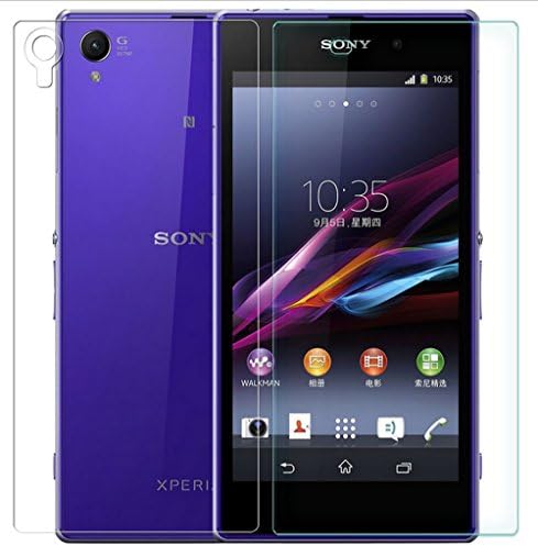 Tempered Glass Screen Protector for Sony Xperia Z3 (Front + Back),FavourabL® Ultra Thin 9H Hardness Perfect Anti-scratch/Shatterproof/ Oleophobic coating resists Fingerprint &amp; water &amp; oil resistant (Sony Xperia Z3)