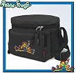 Peace Frogs Lunch Box Cooler Bag Insulated Super Cool - Top Quality Unique Lunchbox or Sophisticated Black Travel Bag