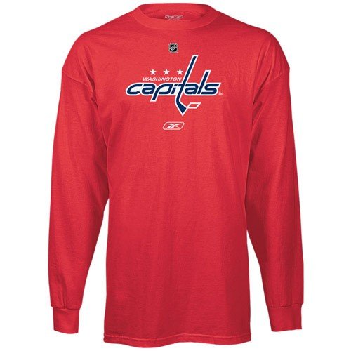 Washington Capitals Primary Logo Long Sleeve T-Shirt