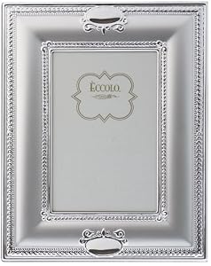 Victorian Silverplate 5x7 Picture Photo Frame
