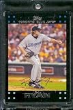 2007 Topps #115 B.J. Ryan Toronto Blue Jays Baseball Card - Mint Condition - Shipped in Protective Display Case!