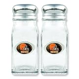 NFL Cleveland Browns Glass Salt & Pepper Shakers